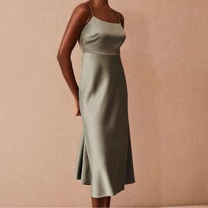 🆕 BHLDN Leti Dress size 8 Moss Green